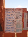 Tarif Promenade Monument Valley