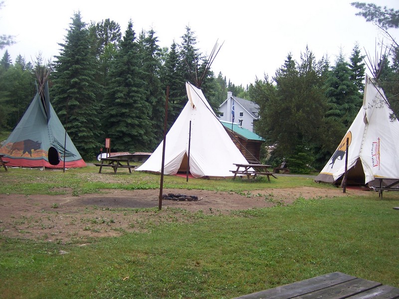 Canada dormir dans un tipi