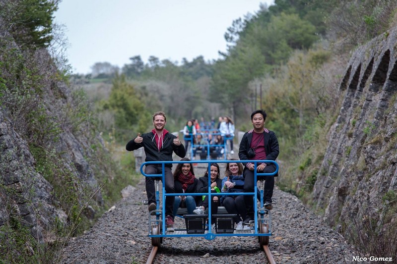 Vélo rail -Salon des Blogueurs de Voyage by We Are Travel & My Bloggers – Copyright Nico Gomez